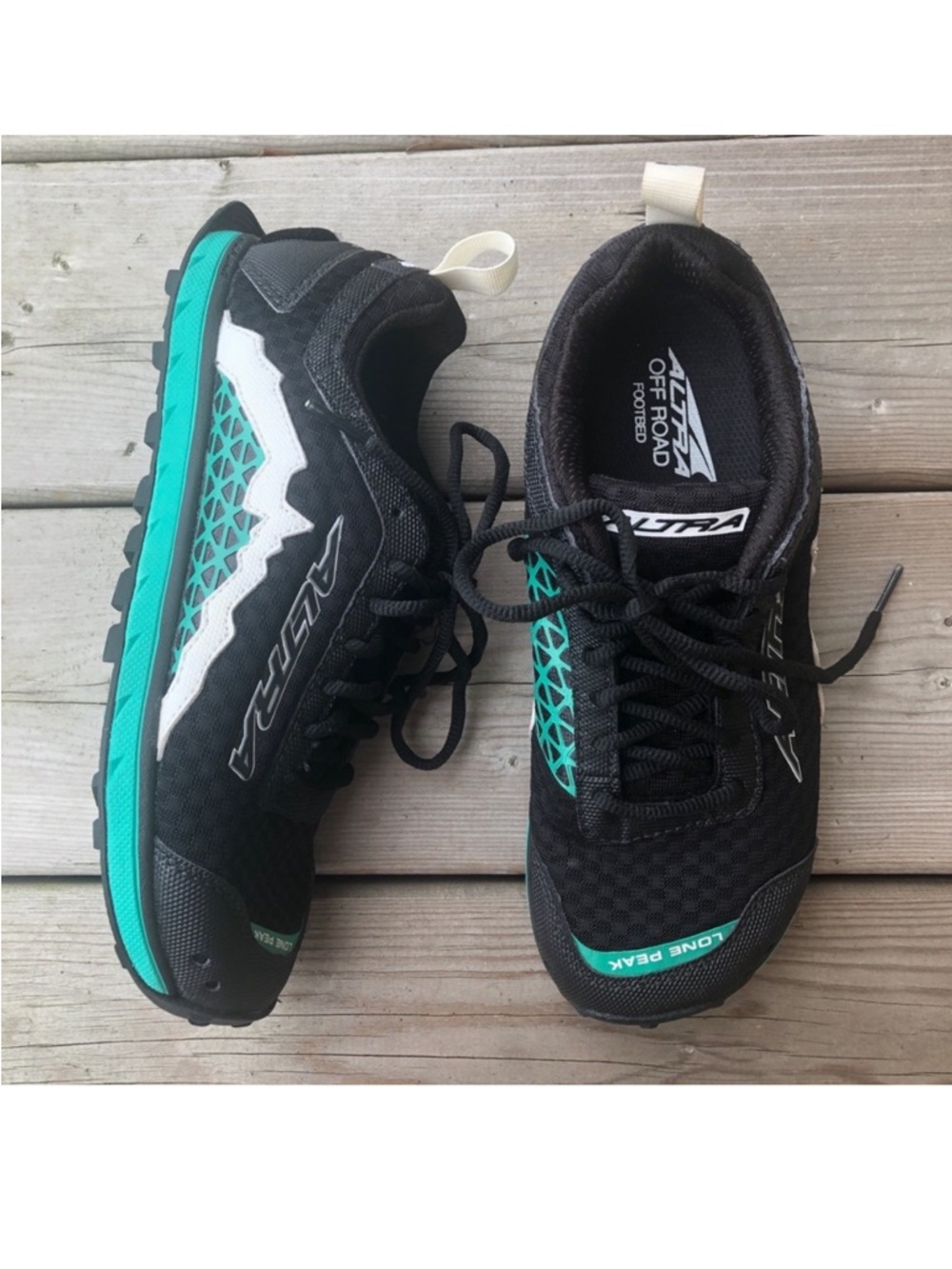 Altra Women's Black Teal Trail Running Shoes